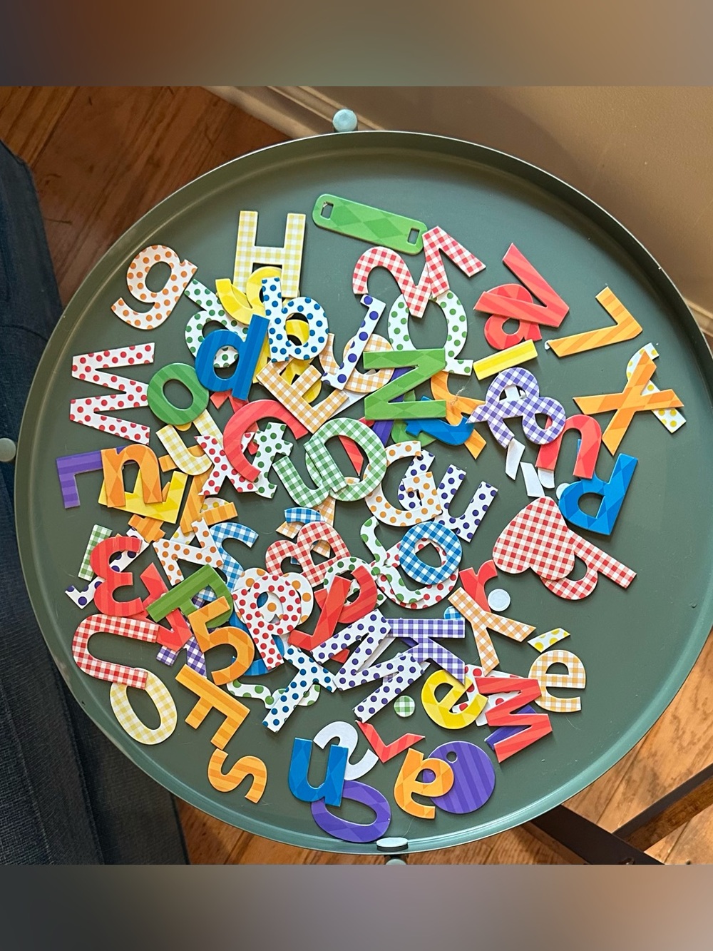 Back to basics • children’s letter and number learning tool • in box